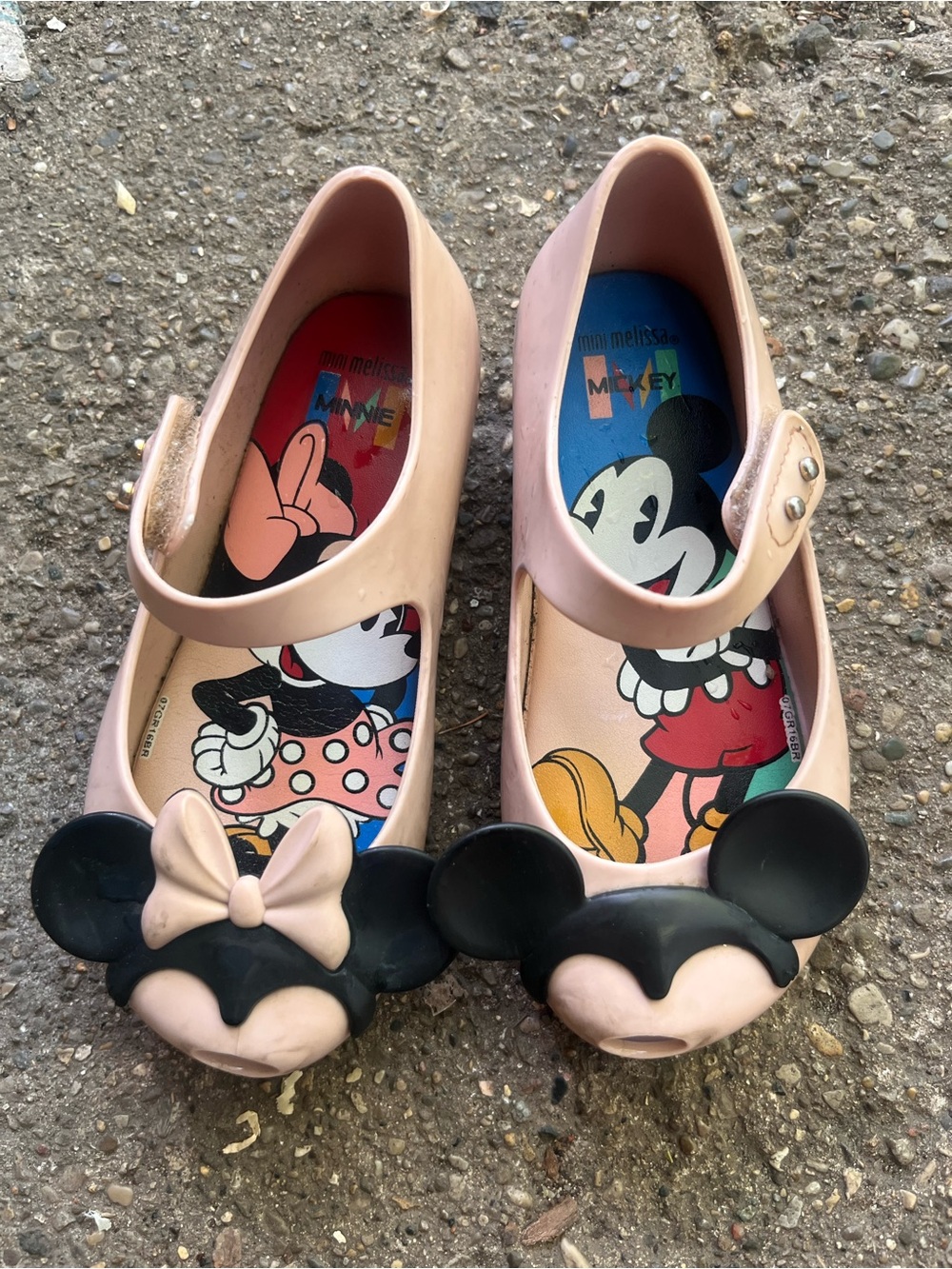 Mini Melissa Ultragirl Mickey Minnie Pink/Black